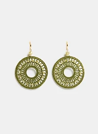 Beaded Crochet Earrings