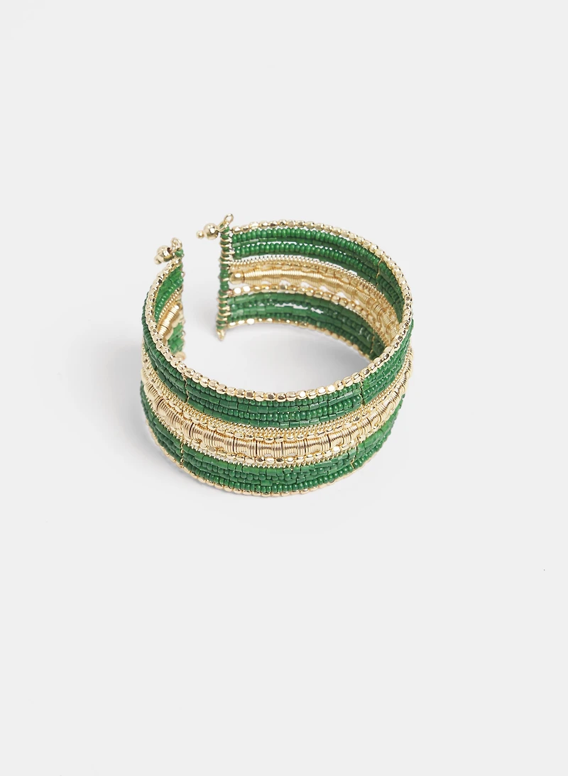 Bead Cuff Bracelet