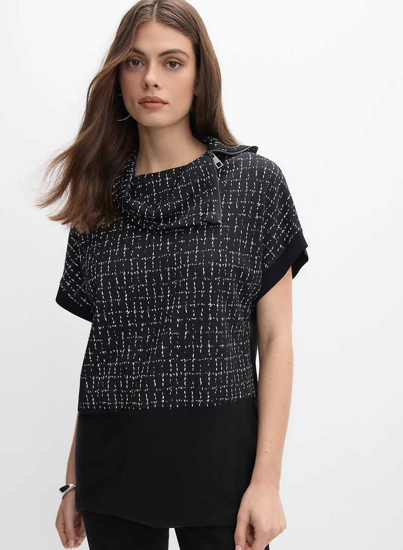 Joseph Ribkoff - Jacquard Tunic Top