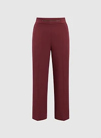 Zip Detail Culotte Pants