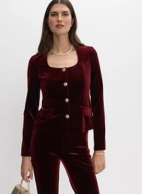 Joseph Ribkoff - Veste boutonnée en velours