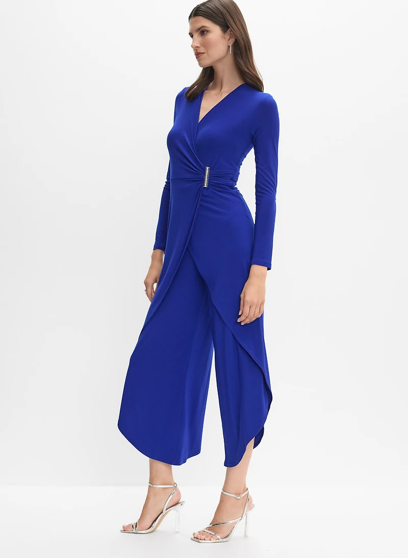 Joseph Ribkoff - Brooch Fastened Jumpsuit