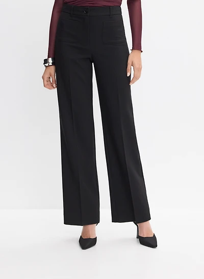 Pantalon à jambe droite décontractée