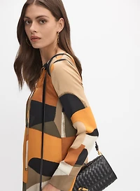 Joseph Ribkoff - Geometric Long Sleeve Blouse