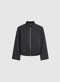 Satin Bomber Jacket