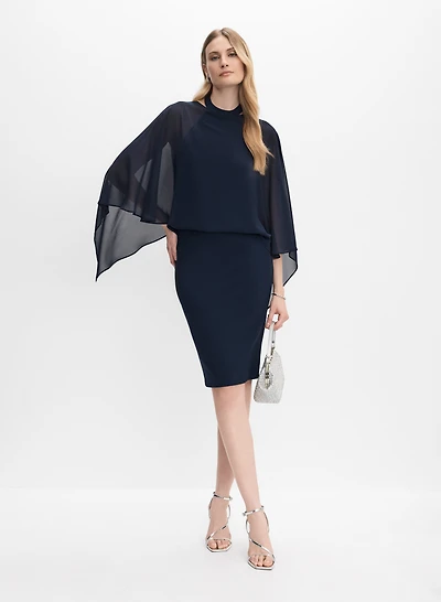 Cascading Flounce Dress