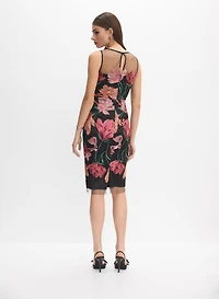 Robe à broderies florales