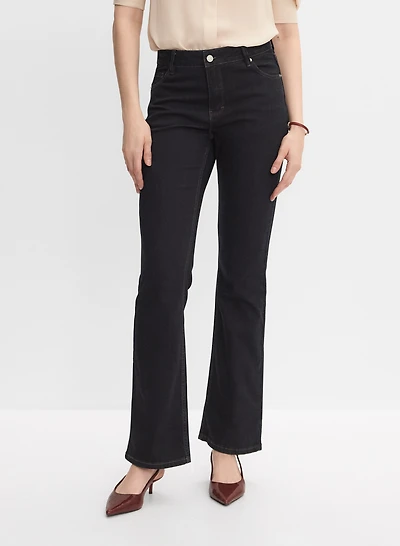 Flare-Leg Denim Pants