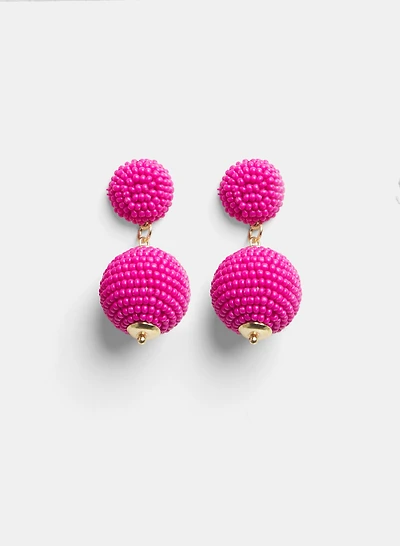 Beaded Drop Earrings