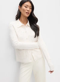 Pearl Embellished Cardigan