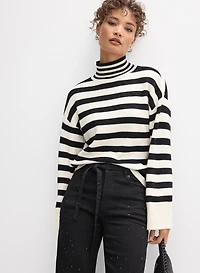 Pull en tricot à rayures