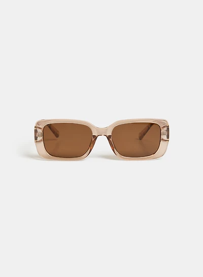 Lunettes de soleil rectangulaires