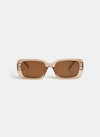 Lunettes de soleil rectangulaires