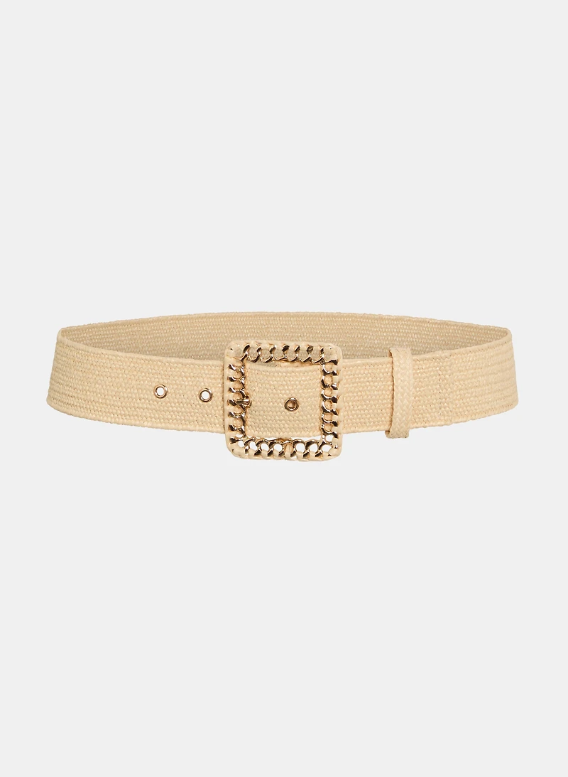 Square Braided Buckle Belt