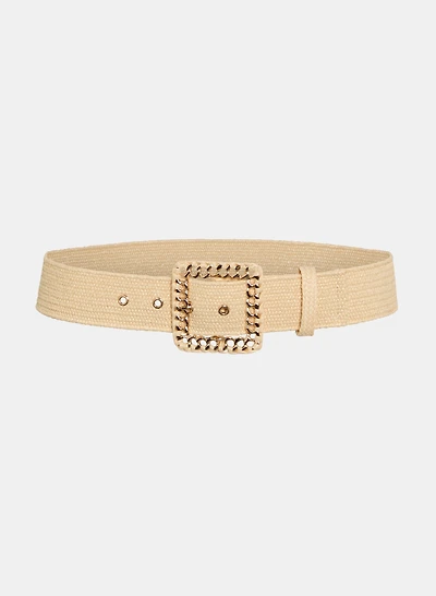 Square Braided Buckle Belt