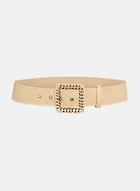 Square Braided Buckle Belt