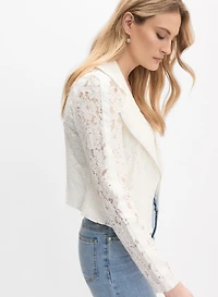Joseph Ribkoff - Lace Zip-Up Jacket