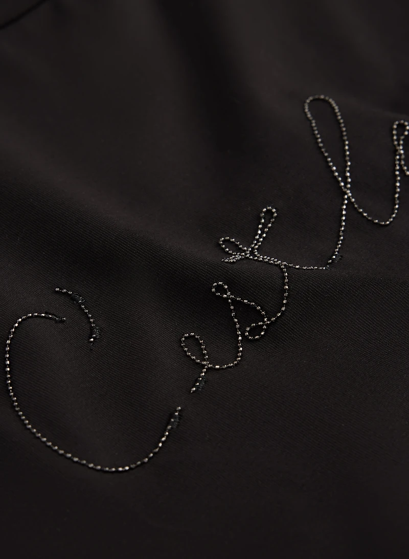 Beaded Script T-Shirt