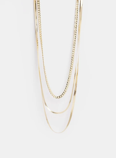 Three-Row Necklace