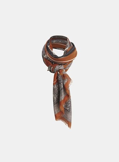 Foulard à motif abstrait
