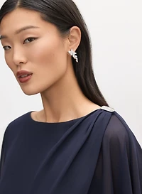 Joseph Ribkoff - Chiffon Overlay Dress