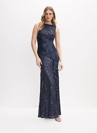 Robe de soirée à paillettes