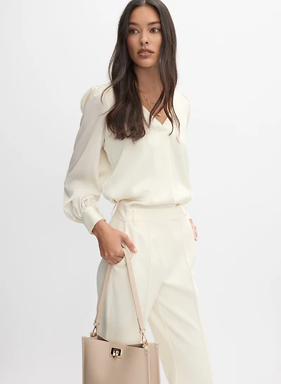 Satin Detail Blouse