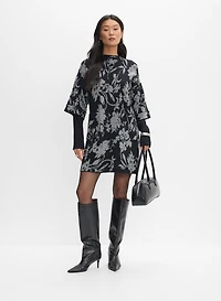 Floral Sweater Dress