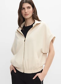 Joseph Ribkoff - Zip Mock Neck Jacket