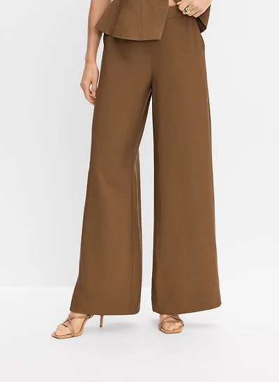 Pantalon à jambe large