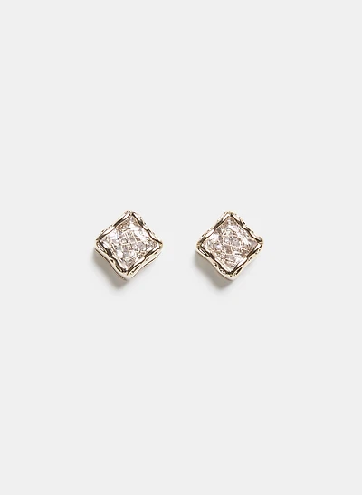 Cubic Zirconia Filigree Earrings