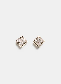 Cubic Zirconia Filigree Earrings