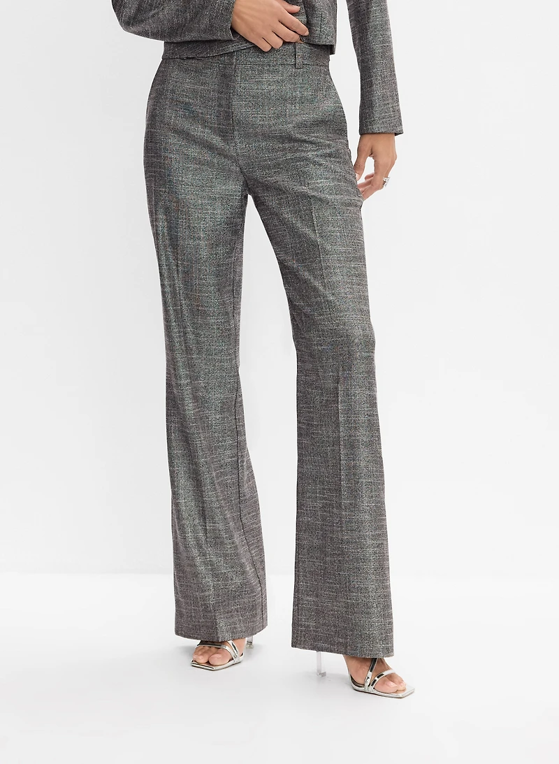 Metallic Thread Detail Pants