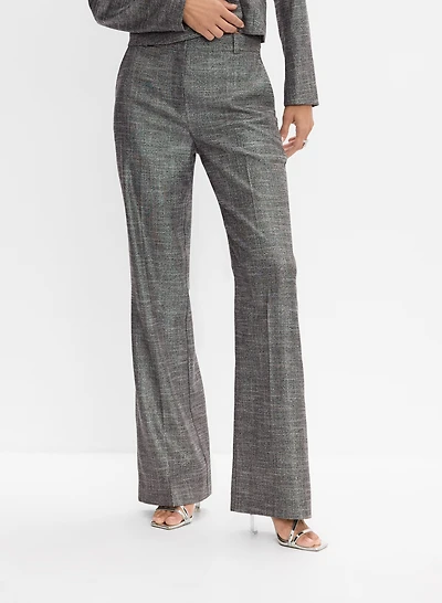Metallic Thread Detail Pants