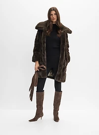 Joseph Ribkoff - Reversible Faux-Fur Coat