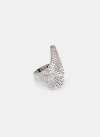Cubic Zirconia Fan Ring