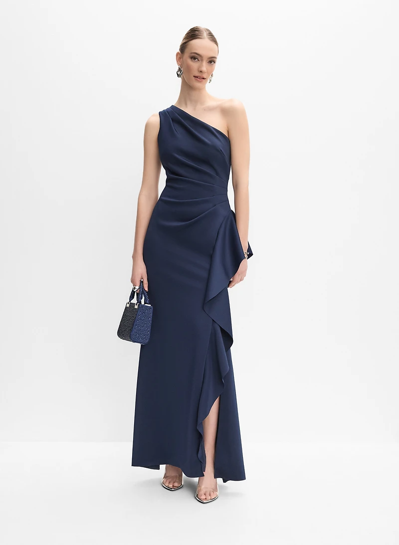 BA Nites - Waterfall Flounce Dress