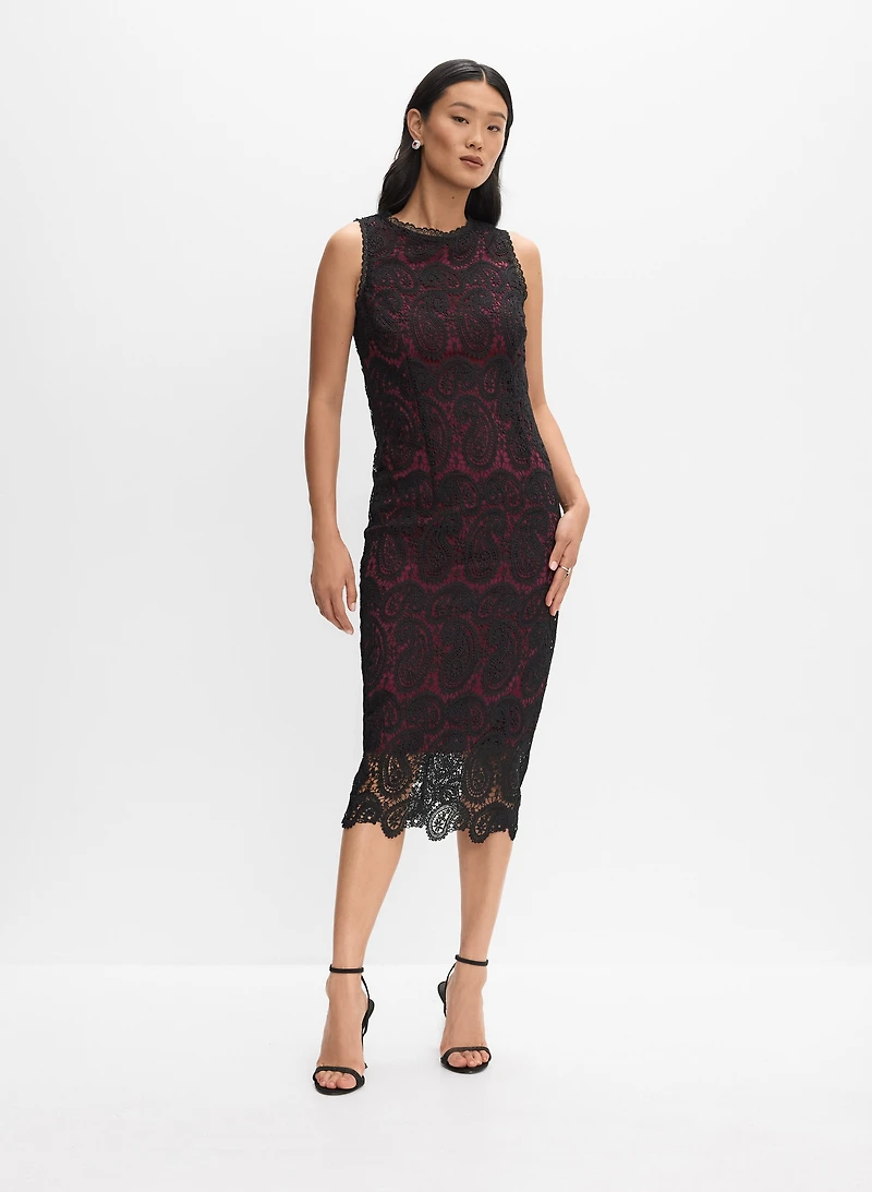 Satin & Lace Dress