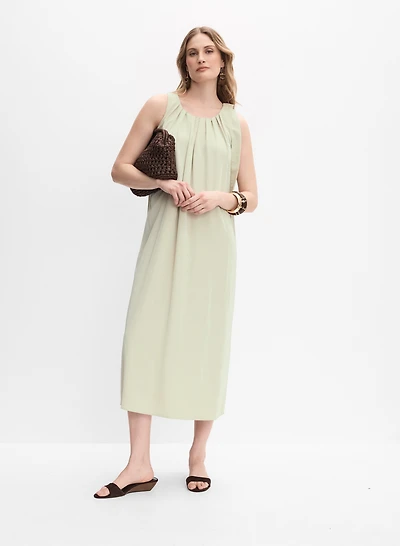 Robe à effet drapé