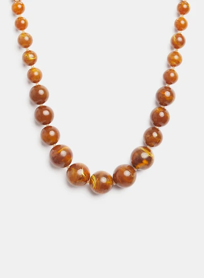 Marble Bead Necklace