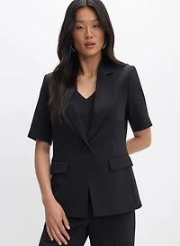 Blazer à manches courtes