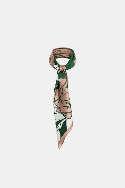 Foulard à motif floral  