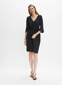 Bell Sleeve Jersey Dress