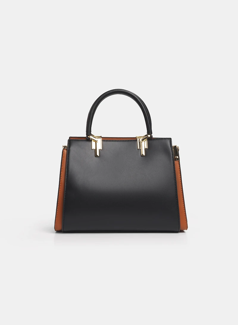 Sac à main à deux tons