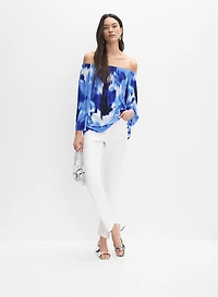 Joseph Ribkoff - Abstract Off-Shoulder Blouse