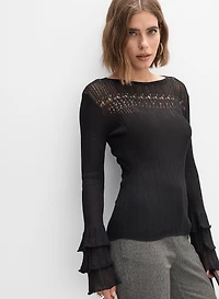 Tiered Sleeve Sweater