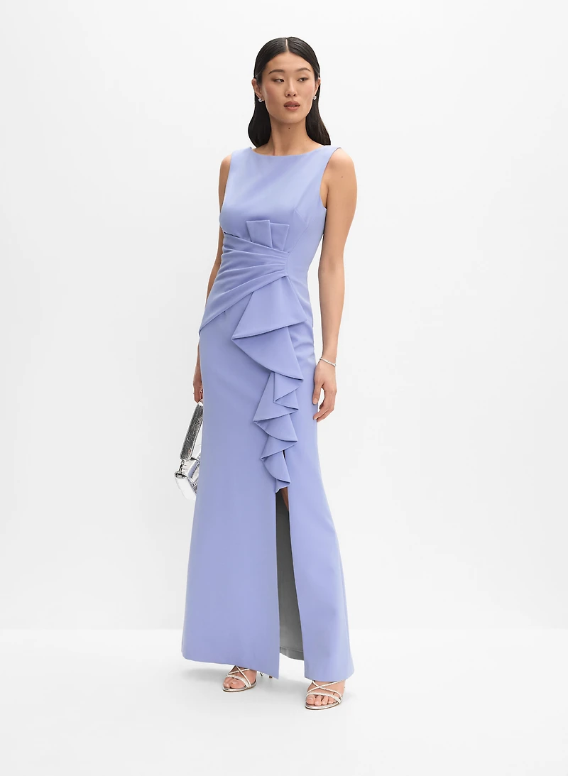 Robe à volants en cascade