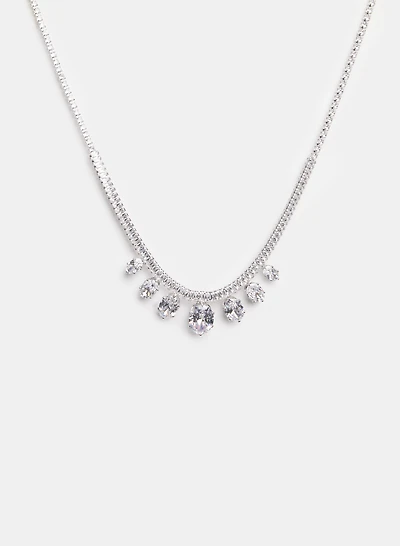 Crystal Inset Necklace
