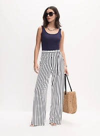 Joseph Ribkoff - Striped Wide Leg Pants