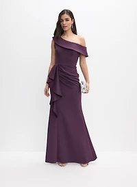 Ba Nites - Robe ajustée à encolure asymétrique